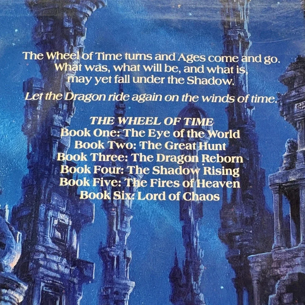 Tor A Crown of Swords Robert Jordan Wheel of Time Book 7 First Edition Hardcover